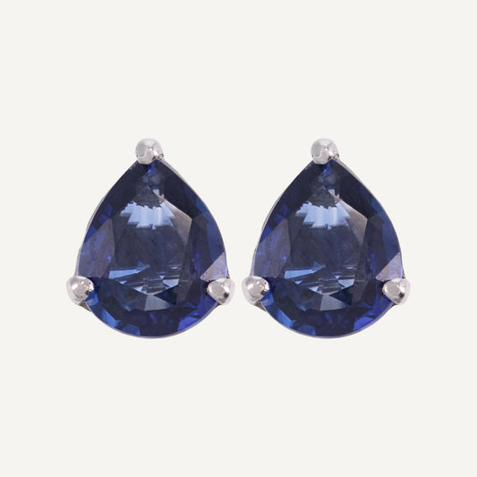 ARETE ZAFIRO GOTA ORO 18K