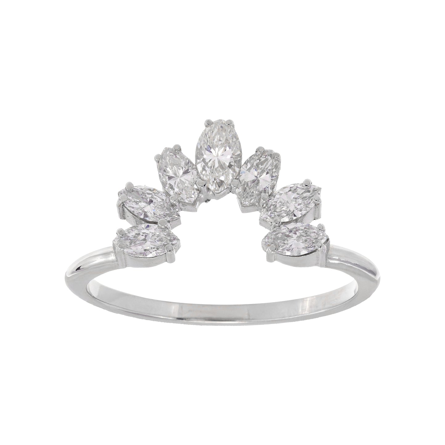 ANILLO TIARA DIAMANTES MARQUISSE