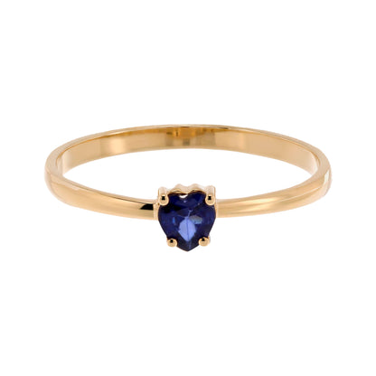 ANILLO CORAZÓN ZAFIRO