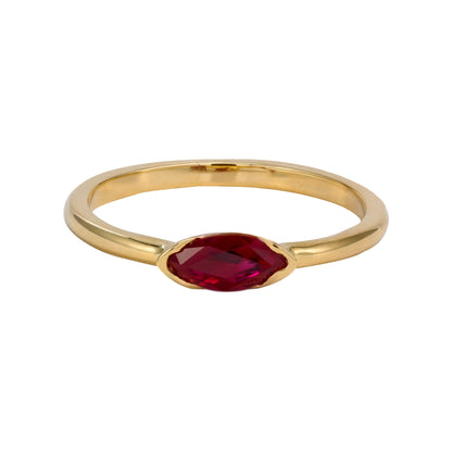 ANILLO RUBI MARQUISSE HORIZONTAL