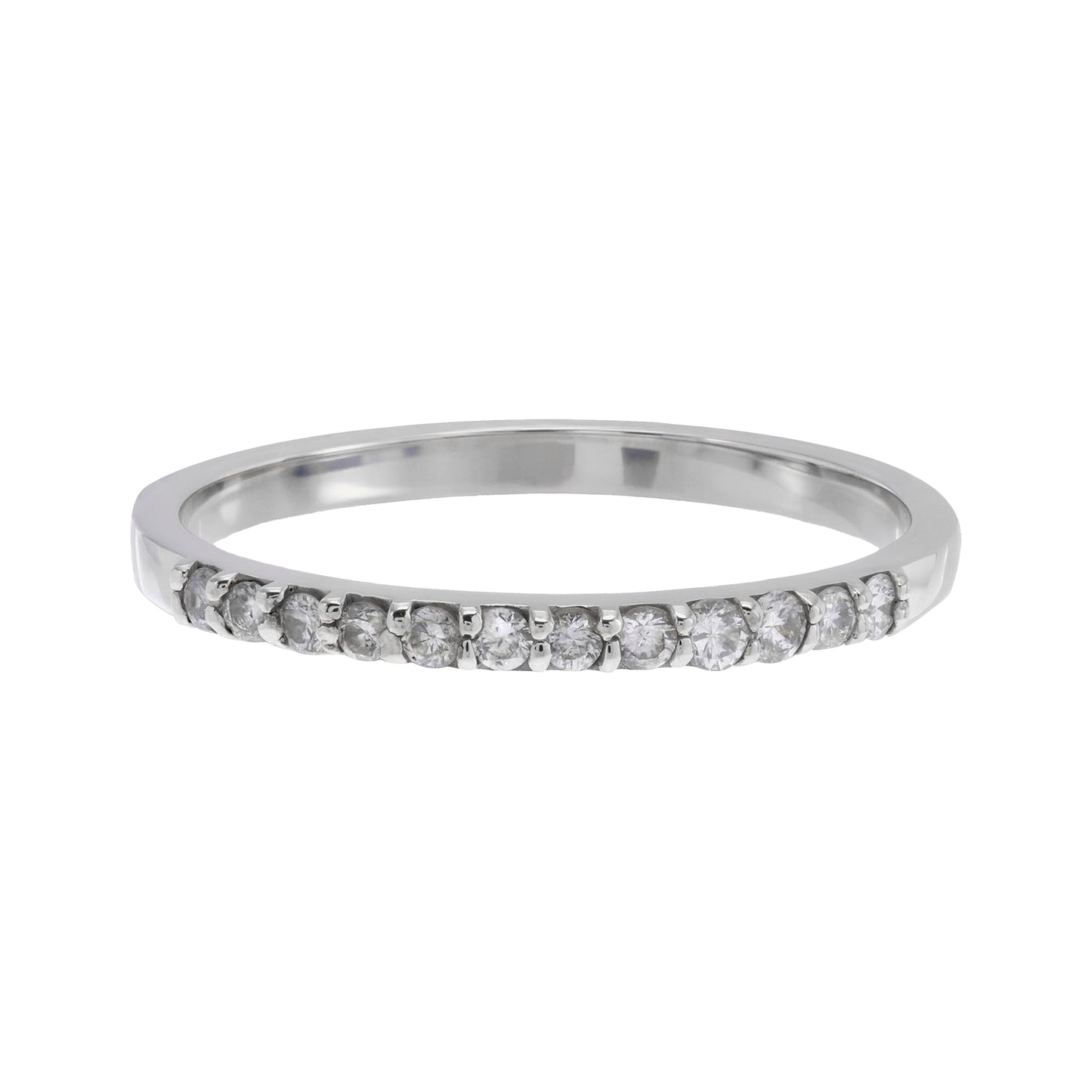 ANILLO CINTILLO 12 DIAMANTES