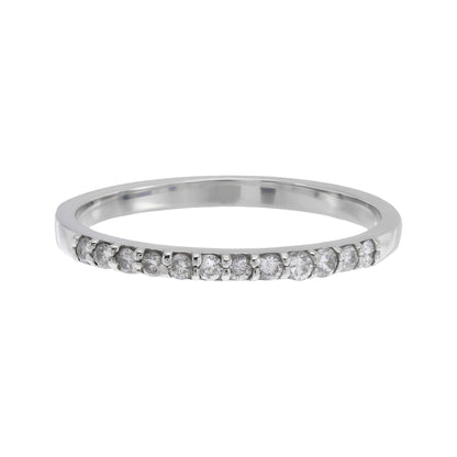 ANILLO CINTILLO 12 DIAMANTES