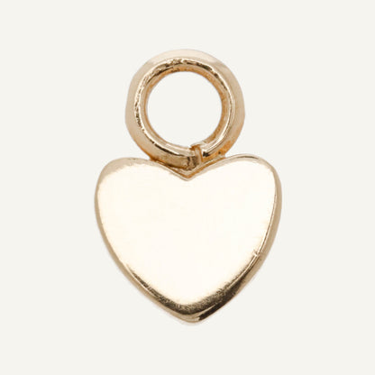 CHARM CORAZÓN PLANO ORO 18K