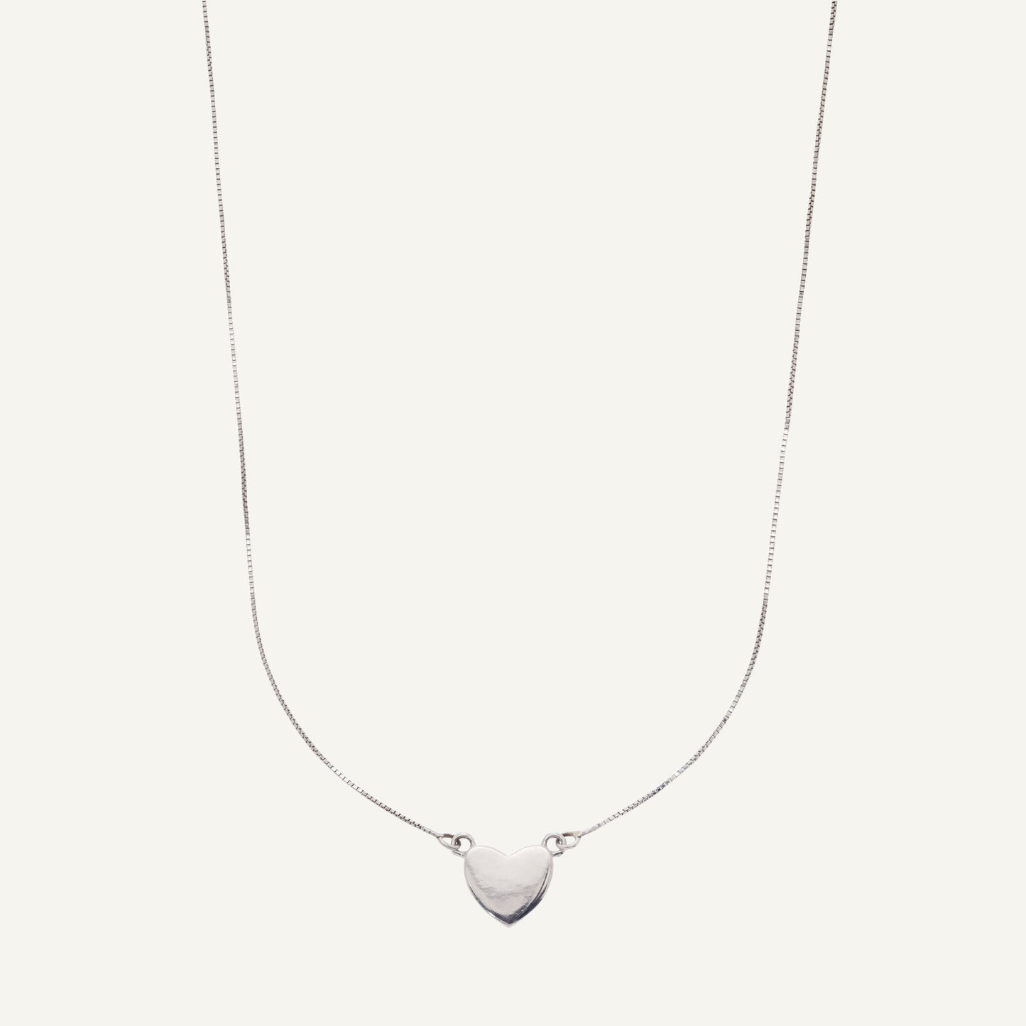CADENA CORAZÓN PLANO ORO 18K