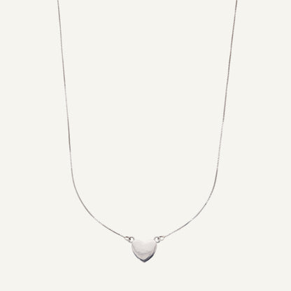 CADENA CORAZÓN PLANO ORO 18K