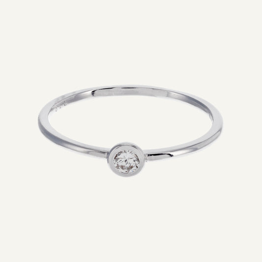 ANILLO DIAMANTE BISELADO ORO 18K