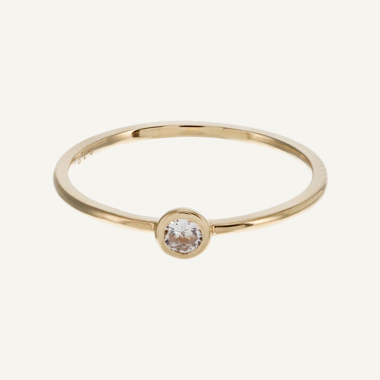 ANILLO DIAMANTE BISELADO ORO 18K