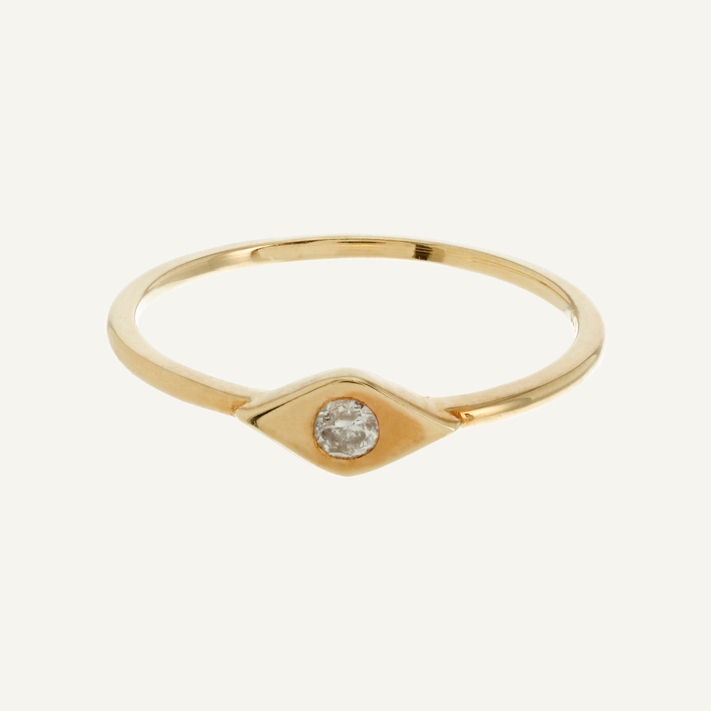ANILLO OJO DIAMANTE ORO 18K
