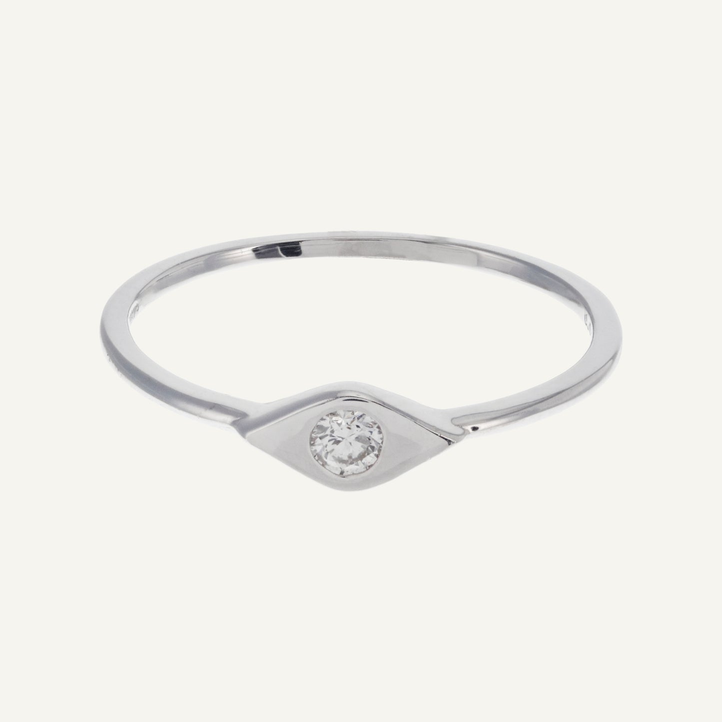 ANILLO OJO DIAMANTE ORO 18K