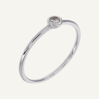 ANILLO DIAMANTE BISELADO ORO 18K