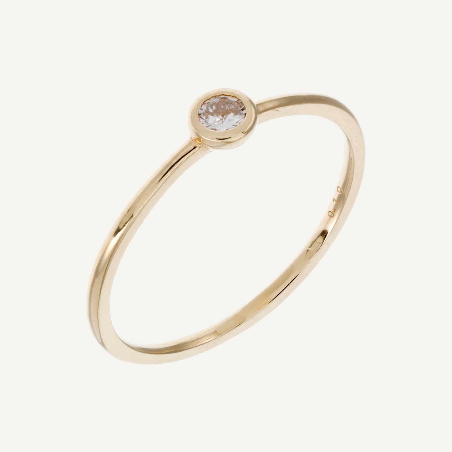 ANILLO DIAMANTE BISELADO ORO 18K
