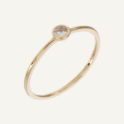 ANILLO DIAMANTE BISELADO ORO 18K