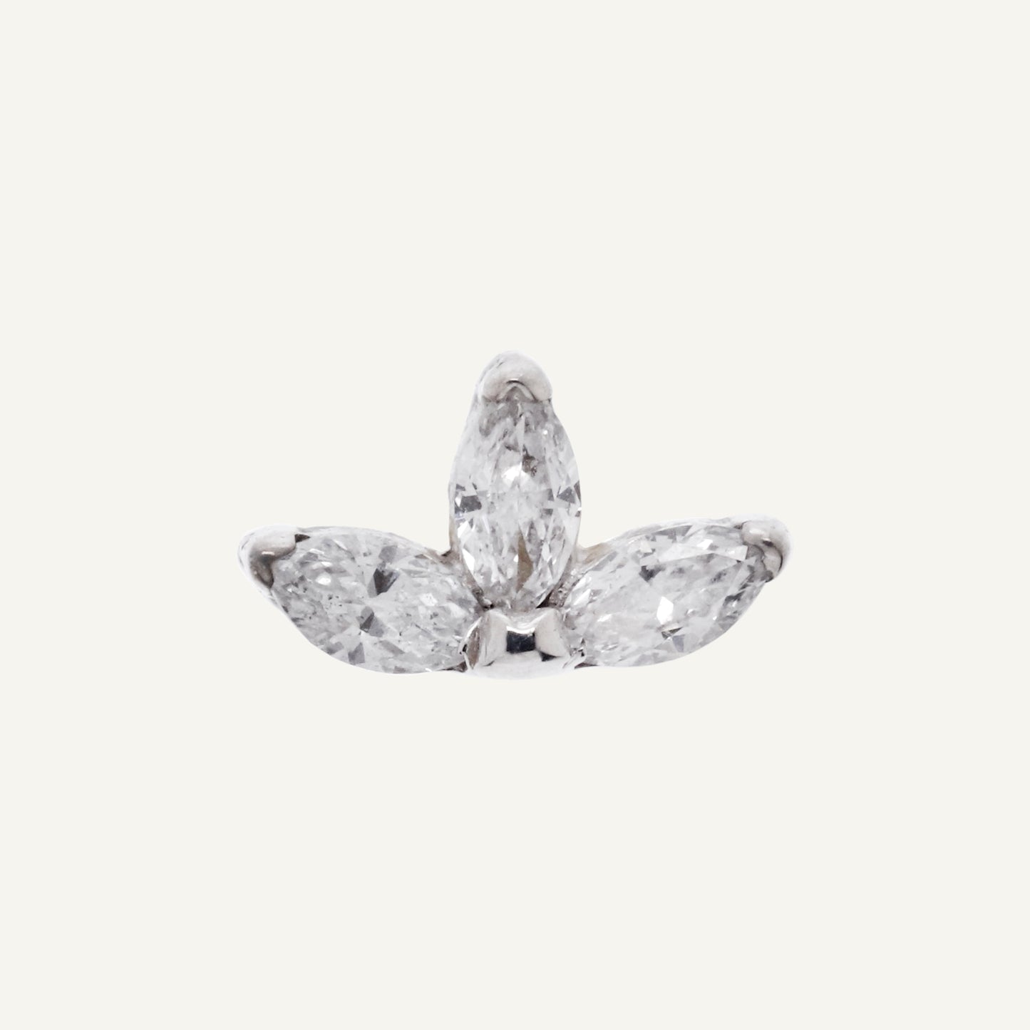 ARETE FLOR DE LOTO ORO 18K